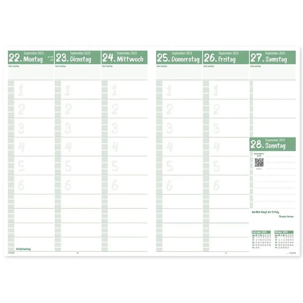 TimeTEX Design-Schulplaner Lehrerkalender 26/27