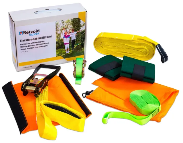 Betzold Slackline-Set 15 m mit Hilfsseil