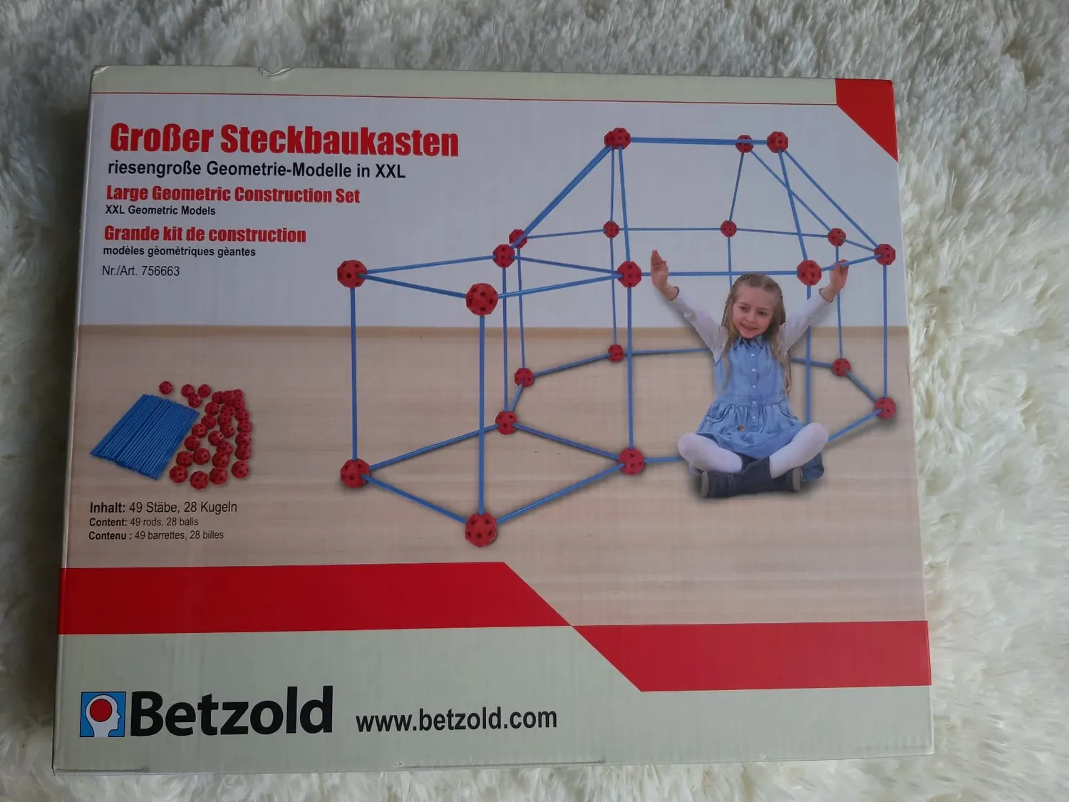 Betzold XXL-Steckbaukasten geometrische Formen Lehrmittel