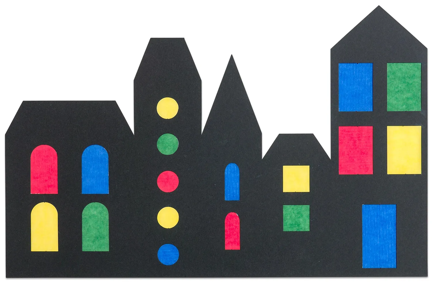 Betzold Fensterbild Transparentpapier-Set 12 Stück