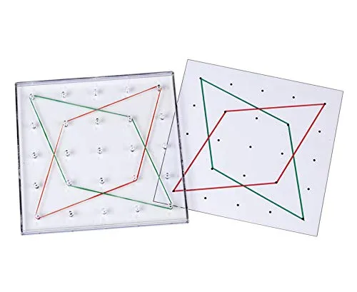 Betzold Geometrie-Board F Geometriebrett transparent