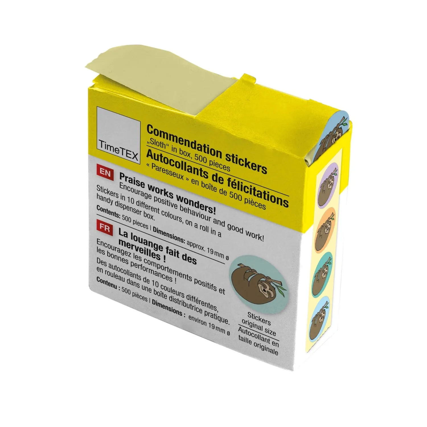 TimeTEX Belobigungs-Aufkleber Sticker 500er Box