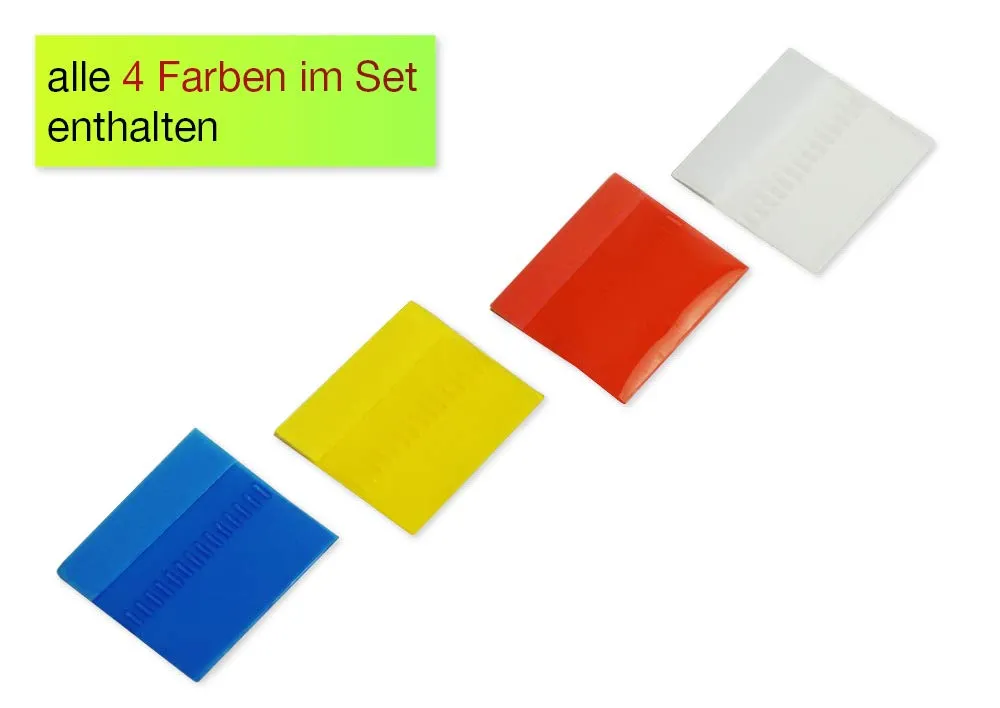 TimeTEX Register-Tab Reiter 12-teilig A4 selbstklebend
