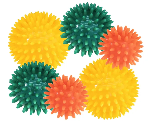 Betzold Igelbälle-Set Massagebälle 6 Stück 3 Größen