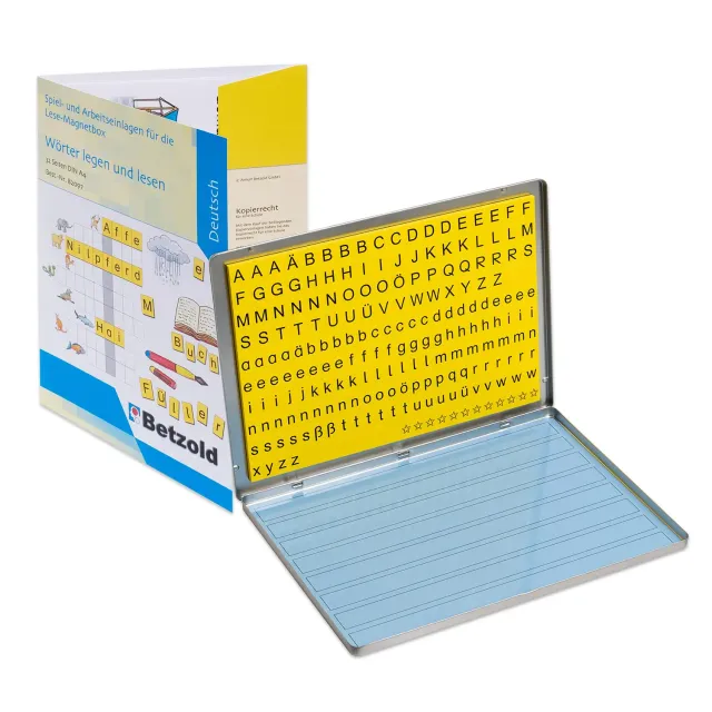Betzold Lese-Magnetbox 213 Magnetbuchstaben Sprachförderung