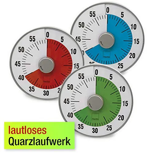 TimeTEX Zeitdauer-Uhr 61922 grün Timer magnetisch 19 cm