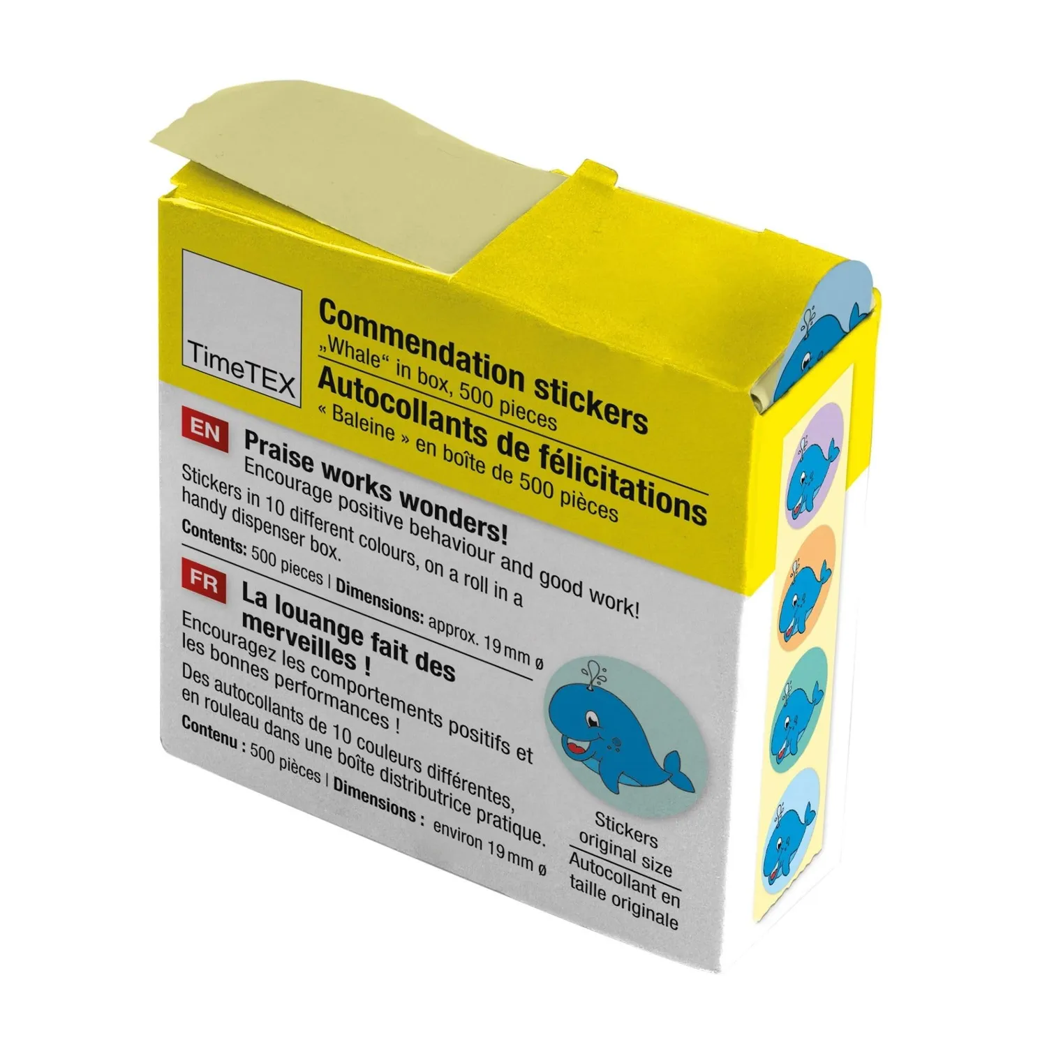TimeTEX Belobigungs-Aufkleber Sticker 500er Box