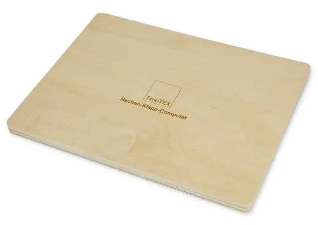 TimeTEX Rechen-Klapp-Computer 92261 Lerncomputer Holz 189-teilig