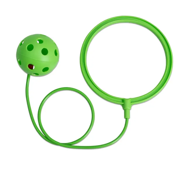 Betzold Schleuderball Fußkreisel 66 cm farbig sortiert