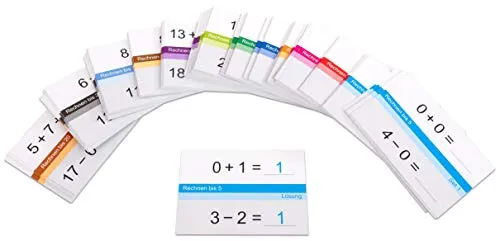 Betzold Selbstlernkarten Mathe 5er-Set Lernkarten 720 Stück