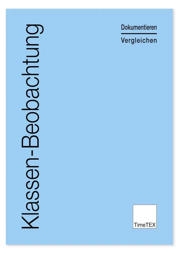 TimeTEX Klassen-Beobachtung 10850 Heft A4 hellblau 64 Seiten
