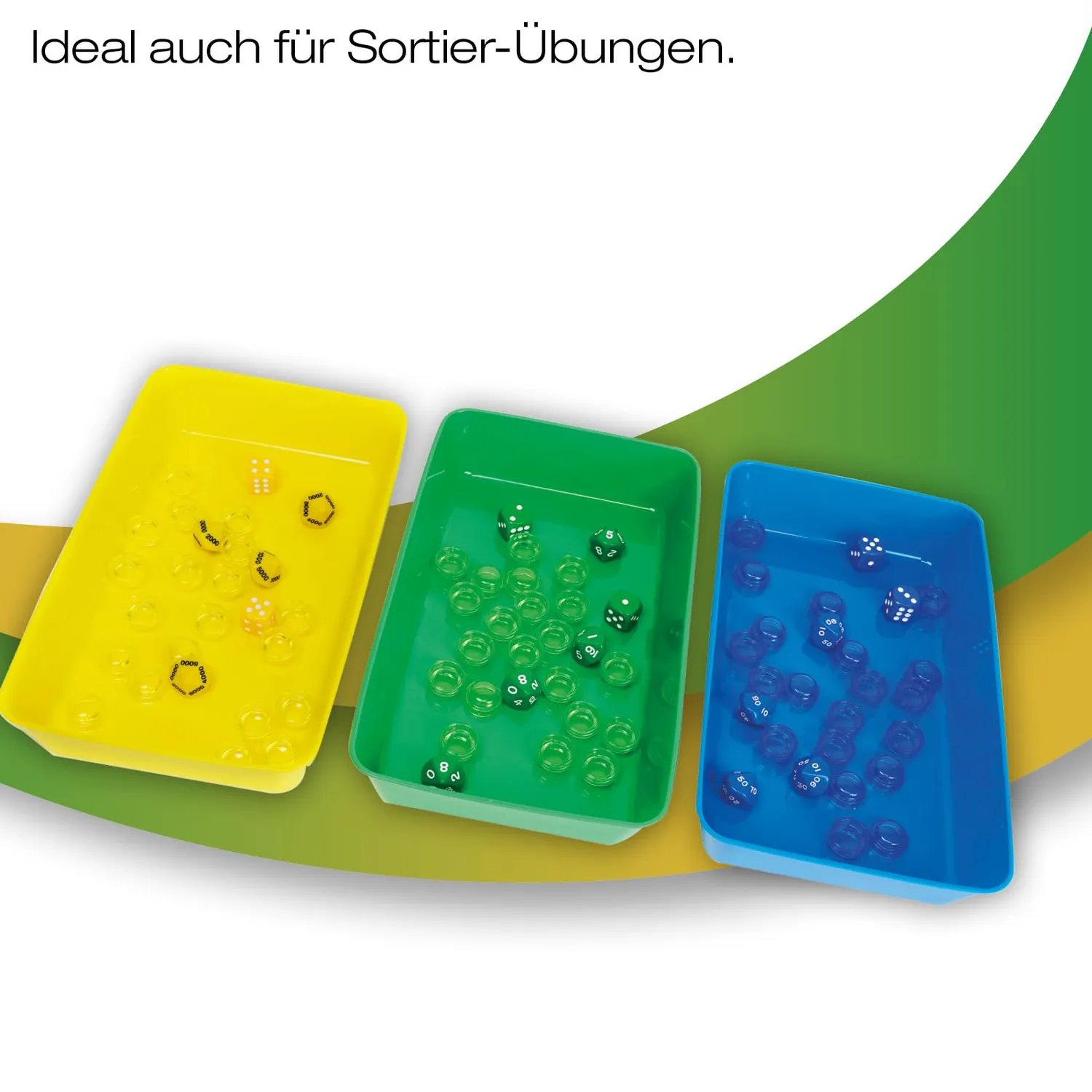 TimeTEX Materialschalen Set XL Sortierschalen PP