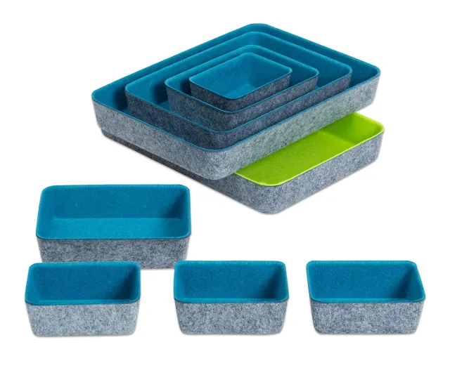 Betzold Filzschalen-Set 9-tlg. Sortierschalen Filz