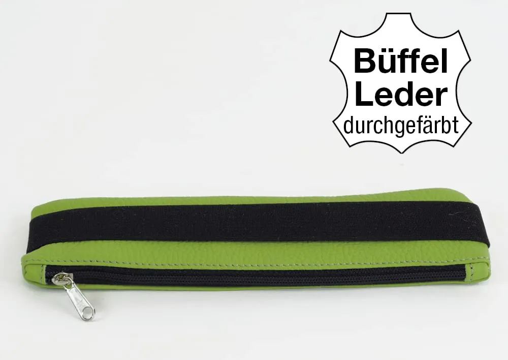 TimeTEX Aufspann-Stiftmäppchen Büffelleder für A4 A5