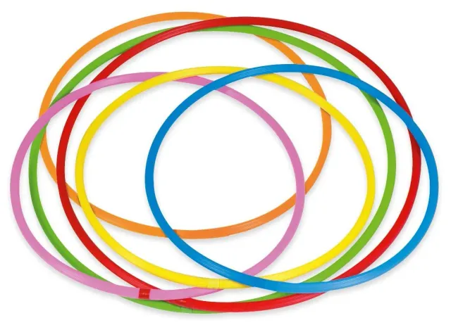 Betzold Gymnastik-Reifen Regenbogen-Set