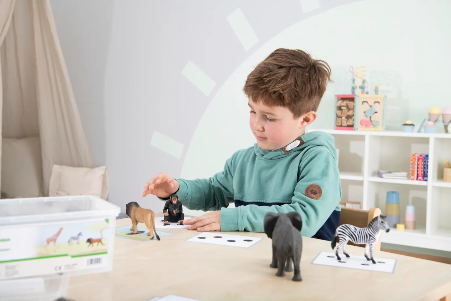 Betzold Tiere zuordnen Wortschatzspiel Box