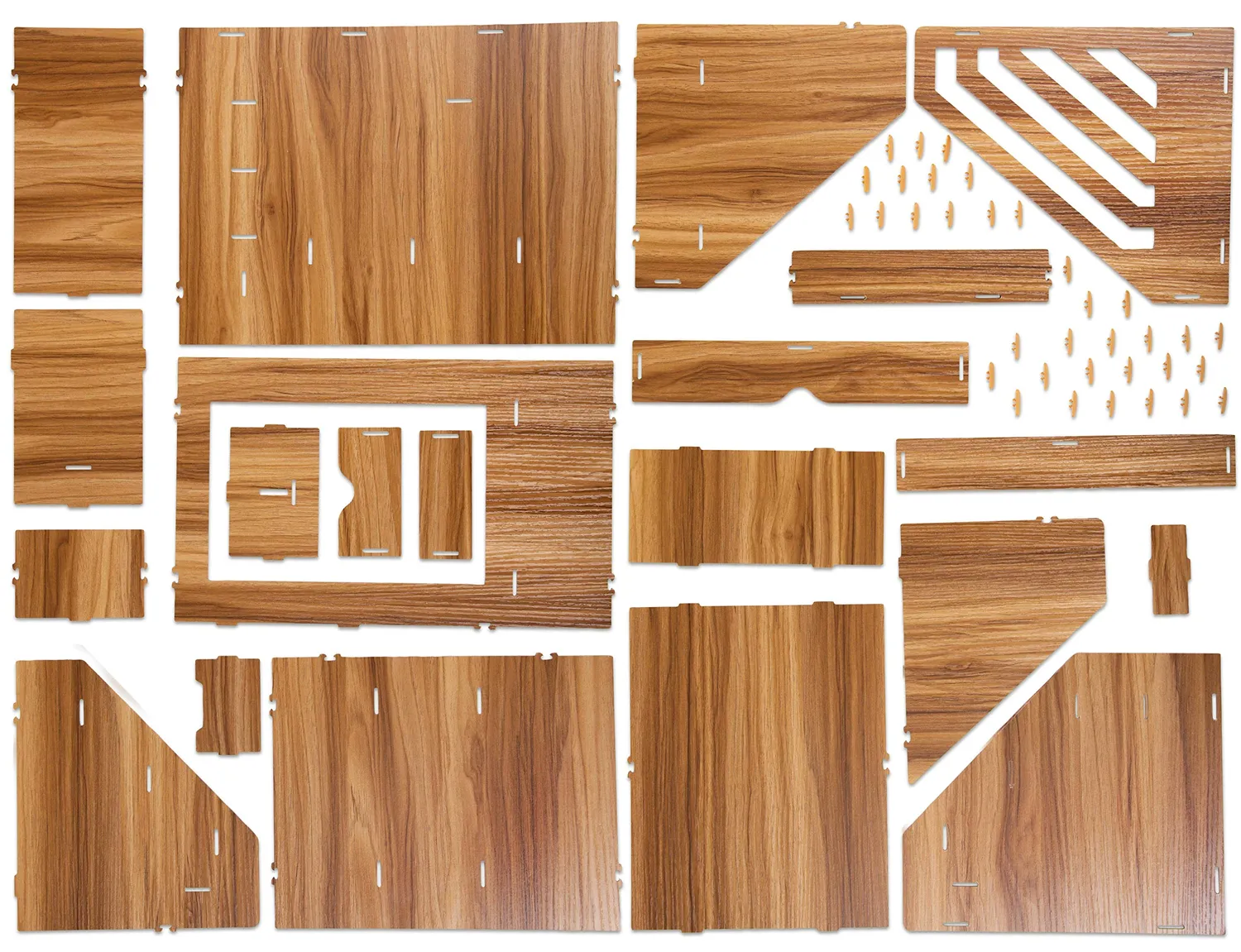 Betzold Schreibtisch-Organizer groß MDF Holzmaserung