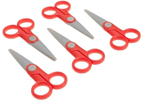 Betzold Papierschere Kinderschere 5er-Set 12,5 cm blau
