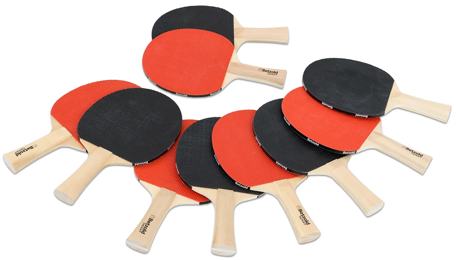 Betzold Flash Tischtennisschläger Holz konkaver Griff