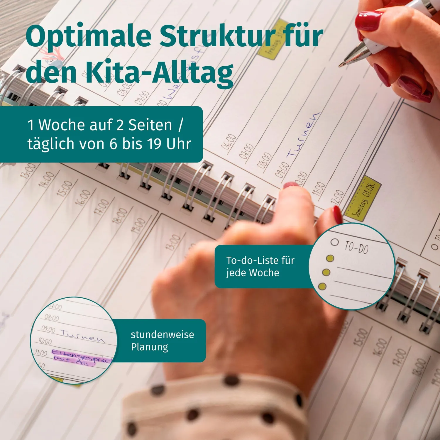 Betzold Kita-Planer 2026/2027 DIN A4 Jahresplaner Gruppen