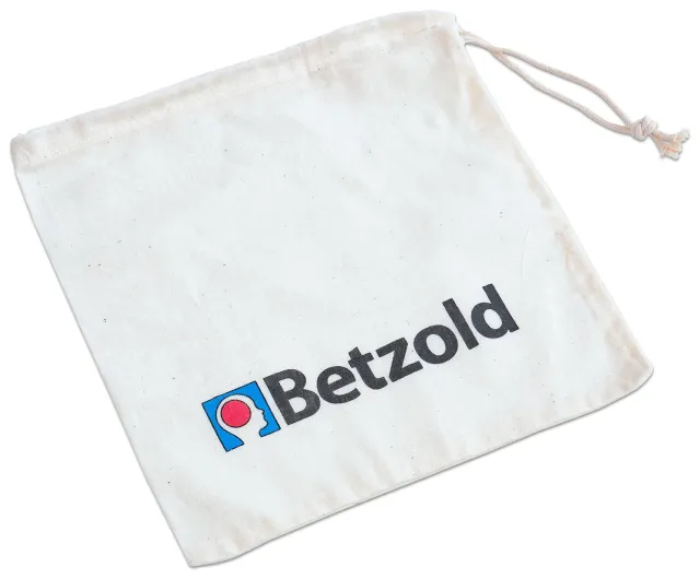 Betzold Stoffbeutel mit Aufdruck Baumwolle 5 Stück