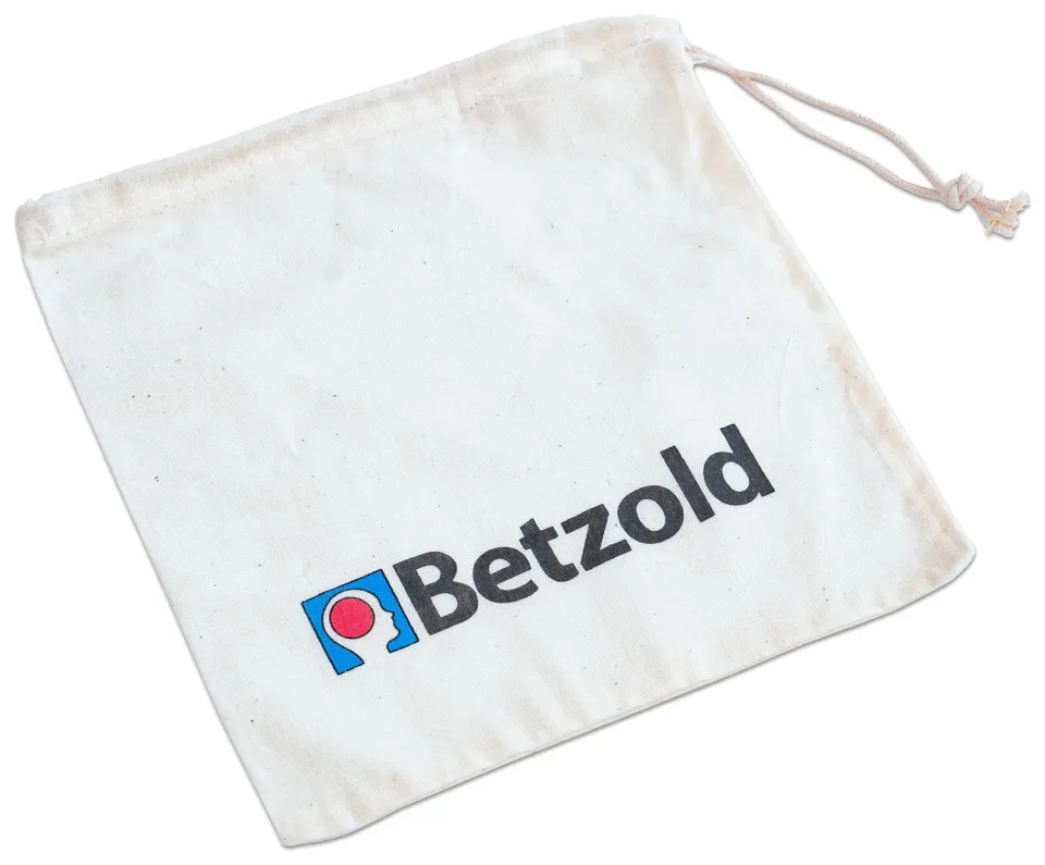 Betzold Stoffbeutel mit Aufdruck Baumwolle 5 Stück