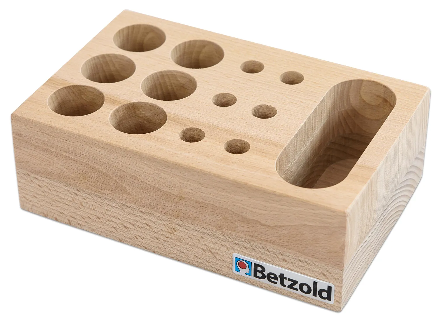 Betzold Holzaufsteller Stiftehalter für Stifte, Kleber und Scheren