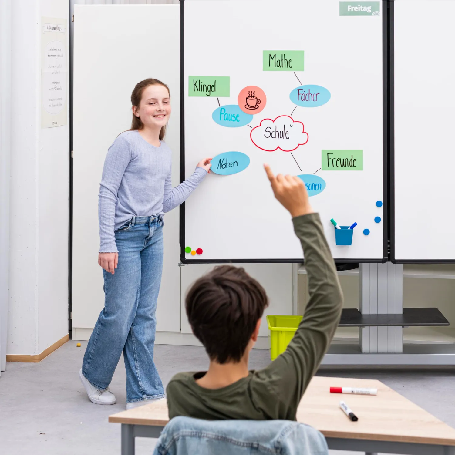 Betzold Moderationskarten magnetisch Whiteboard 22er-Set