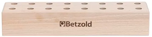 Betzold Scherenständer Holz für 16 Scheren Naturholz