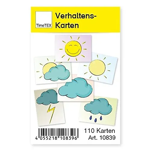 TimeTEX Verhaltens-Karten im Etui 110 Stk.
