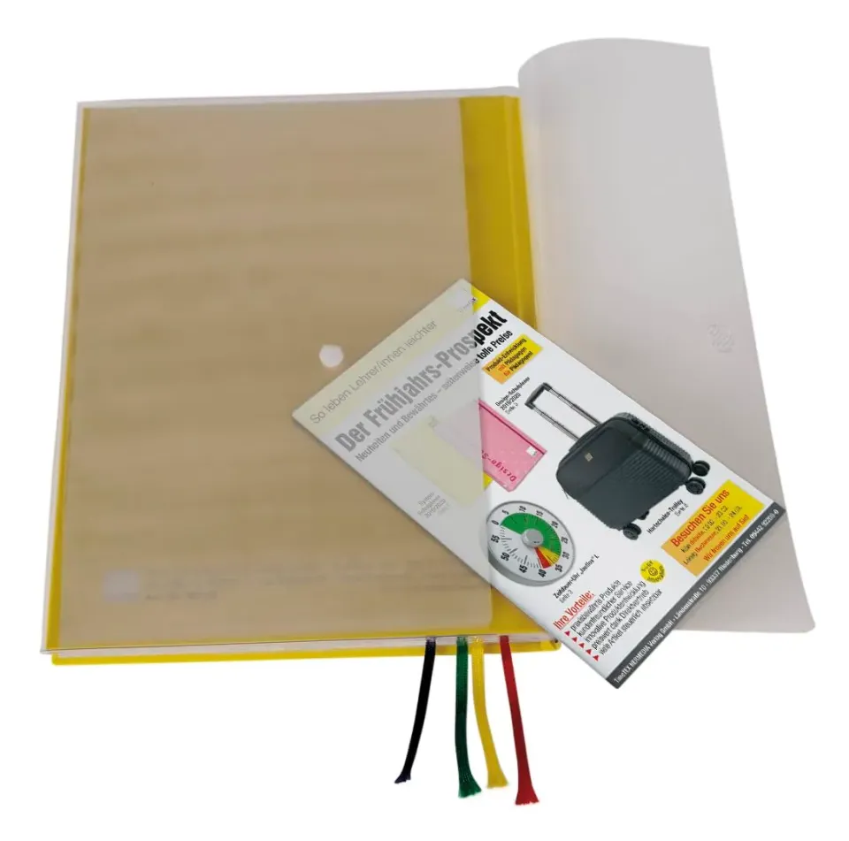 TimeTEX Aufsteck-Tasche A4-Plus transparent