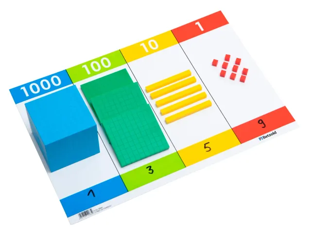 Betzold Dienes-Material Zehnersystemsatz mit Rechentafel