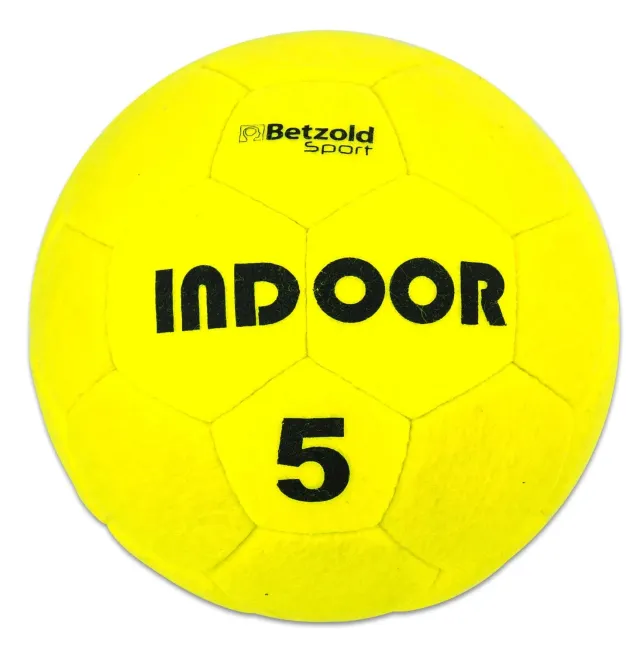 Betzold Sport 34280 Indoor-Fußball Gr. 5 gelb Filz