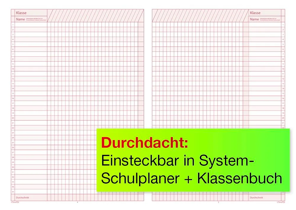 TimeTEX Schul-Notenheft 32 Seiten